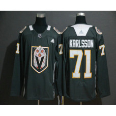 Vegas Golden Knights #71 William Karlsson Gray Dia De Los Muertos Jersey With 2023 Stanley Cup Patch