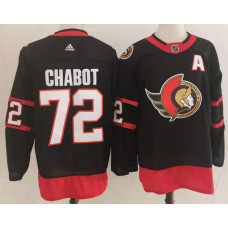 Ottawa Senators #72 Thomas Chabot Black 2020-21 Stitched Jersey