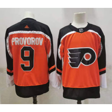 Philadelphia Flyers #9 Ivan Provorov Orange 2020-21 Stitched Jersey