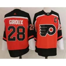 Philadelphia Flyers #28 Claude Giroux Orange 2020-21 Stitched Jersey