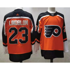 Philadelphia Flyers #23 Oskar Lindblom Orange 2020-21 Stitched Jersey