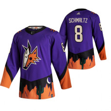 Arizona Coyotes #8 Nick Schmaltz Purple 2020-21 Reverse Retro Alternate Jersey