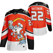 Anaheim Ducks #22 Kevin Shattenkirk Red 2020-21 Reverse Retro Alternate Jersey