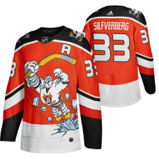 Anaheim Ducks #33 Jakob Silfverberg Red 2020-21 Reverse Retro Alternate Jersey