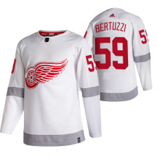 Detroit Red Wings #59 Tyler Bertuzzi White 2020-21 Reverse Retro Alternate Jersey