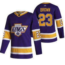 Los Angeles Kings #23 Dustin Brown Black 2020-21 Reverse Retro Alternate Jersey