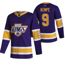 Los Angeles Kings #9 Adrian Kempe Black 2020-21 Reverse Retro Alternate Jersey