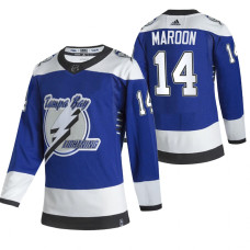 Tampa Bay Lightning #14 Patrick Maroon Blue 2020-21 Reverse Retro Alternate Jersey