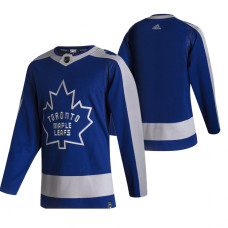 Toronto Maple Leafs Blank Blue 2020-21 Reverse Retro Alternate Jersey