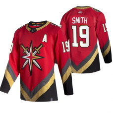 Vegas Golden Knights #19 Reilly Smith Red 2020-21 Reverse Retro Alternate Jersey