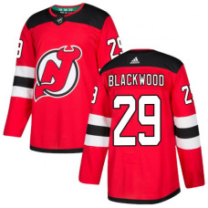 New Jersey Devils #29 MacKenzie Blackwood New Authentic Mackenzie wood Red Home Jersey