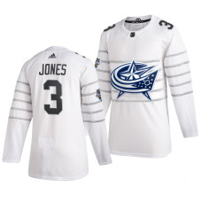 Columbus Blue Jackets #3 Seth Jones White 2020 All-Star Game Jersey