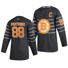 Boston Bruins #88 David Pastrnak Gray 2020 All-Star Game Jersey