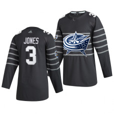 Columbus Blue Jackets #3 Seth Jones Gray 2020 All-Star Game Jersey