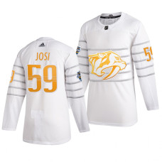 Nashville Predators #59 Roman Josi White 2020 All-Star Game Jersey