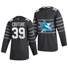 San Jose Sharks #39 Logan Couture Gray 2020 All-Star Game Jersey