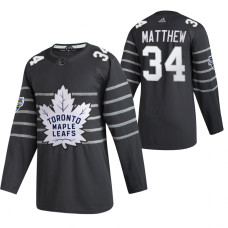 Toronto Maple Leafs #34 Auston Matthews Gray 2020 All Star Game Jersey