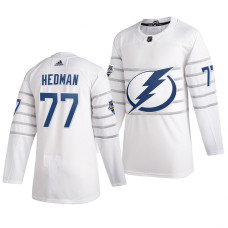 Tampa Bay Lightning #77 Victor Hedman White 2020 All-Star Game Jersey