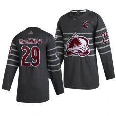 Colorado Avalanche #29 Nathan MacKinnon Gray 2020 All-Star Game Jersey