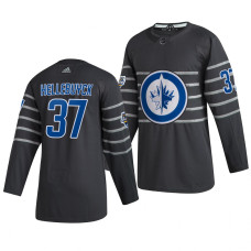 Winnipeg Jets #37 Connor Hellebuyck Gray 2020 All-Star Game Jersey