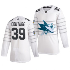 San Jose Sharks #39 Logan Couture White 2020 All-Star Game Jersey