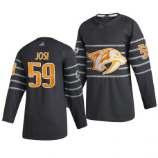 Nashville Predators #59 Roman Josi Gray 2020 All-Star Game Jersey