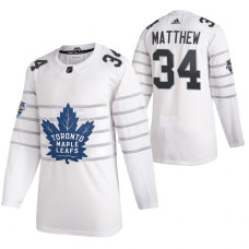 Toronto Maple Leafs #34 Auston Matthews White 2020 All Star Game Jersey