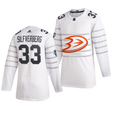 Anaheim Ducks #33 Jakob Silfverberg White 2020 All-Star Game Jersey