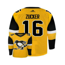 Pittsburgh Penguins #16 Jason Zucker Yellow Stitched Jersey