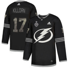 Lightning #17 Alex Killorn Black Authentic Classic 2020 Stanley Cup Final Stitched Jersey