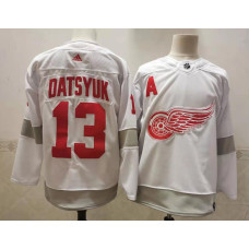 Detroit Red Wings #13 Pavel Datsyuk White 2020-21 Alternate Authentic Player Jersey