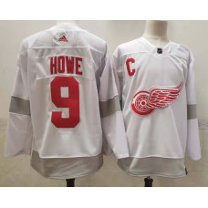 Detroit Red Wings #9 Gordie Howe White 2020-21 Alternate Authentic Player Jersey