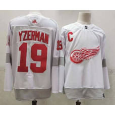 Detroit Red Wings #19 Steve Yzerman White 2020-21 Alternate Authentic Player Jersey