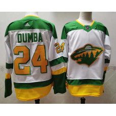 Minnesota Wild #24 Matt Dumba 2021 White Retro Stitched Jersey