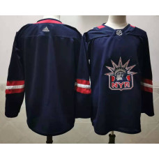 New York Rangers Blank Navy Blue 2020-21 Stitched Jersey