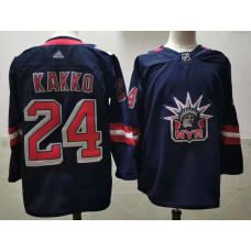 New York Rangers #24 Kaapo Kakko Navy Blue 2020-21 Stitched Jersey