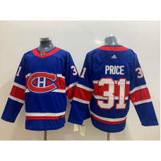 Montreal Canadiens #31 Carey Price Blue 2020-21 Alternate Authentic Player Jersey