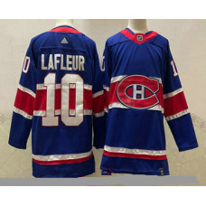 Montreal Canadiens #10 Guy Lafleur Blue 2021 Retro Stitched Jersey