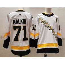 Pittsburgh Penguins #71 Evgeni Malkin White 2020-21 Stitched Jersey