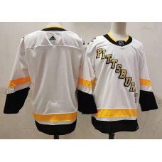 Pittsburgh Penguins Blank White 2020-21 Stitched Jersey