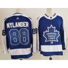 Toronto Maple Leafs #88 William Nylander Royal Blue 2021 Retro Stitched Jersey