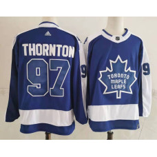 Toronto Maple Leafs #97 Joe Thornton Royal Blue 2021 Retro Stitched Jersey