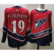 Washington Capitals #19 Nicklas Backstrom Red 2021 Retro Stitched Jersey