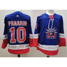 New York Rangers #10 Artemi Panarin Light Blue 2021 Retro Stitched Jersey