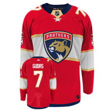 Florida Panthers #7 Radko Gudas Authentic Home Hockey Jersey