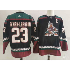 Arizona Coyotes #23 Oliver Ekman-Larsson Throwback Kachina Black Jersey