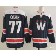 Washington Capitals #77 T.J. Oshie NEW Navy Blue Stitched Jersey