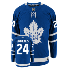 Toronto Maple Leafs #24 Wayne Simmonds Authentic Home Hockey Jersey