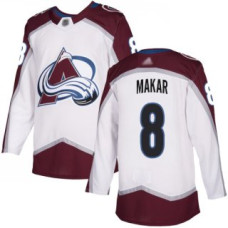 Colorado Avalanche #8 Cale Makar White Road Authentic Stitched Jersey