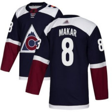 Colorado Avalanche #8 Cale Makar Navy Alternate Authentic Stitched With Jersey 2022 Stanley Cup Champions Patch